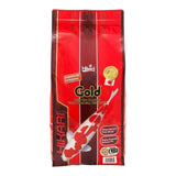 Hikari Gold koi food bag for growth and color enhancement, scientifically formulated for vibrant koi health.