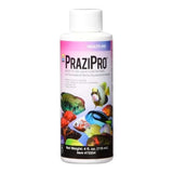 Hikari PraziPro liquid concentrate for effective parasite control in freshwater and marine aquariums, 4 oz bottle.