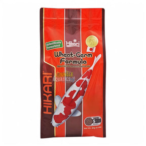 Hikari Wheat-Germ Plus Growth formula for koi; nutrient-rich diet in premium packaging for all koi ages.