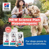 Hills Science Plan Hypoallergenic Adult with Salmon Wet Dog Food 363g for dogs prone to food sensitivities.