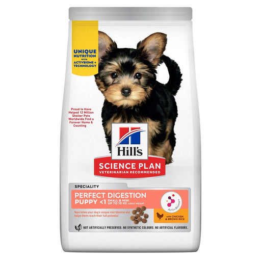 Hill's Science Plan Perfect Digestion Chicken Small and Mini Puppy Food