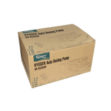 Hygger Aquarium Dosing Pump packaging box with product details and graphics.