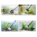 Hygger Knight Cleaning Kit Small in use for maintaining clean and pristine aquariums with versatile cleaning modes.