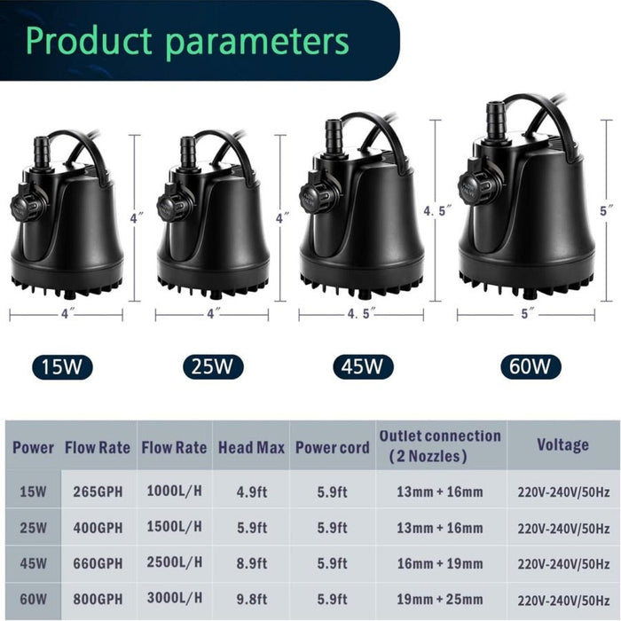 Hygger Bottom Intake Pump