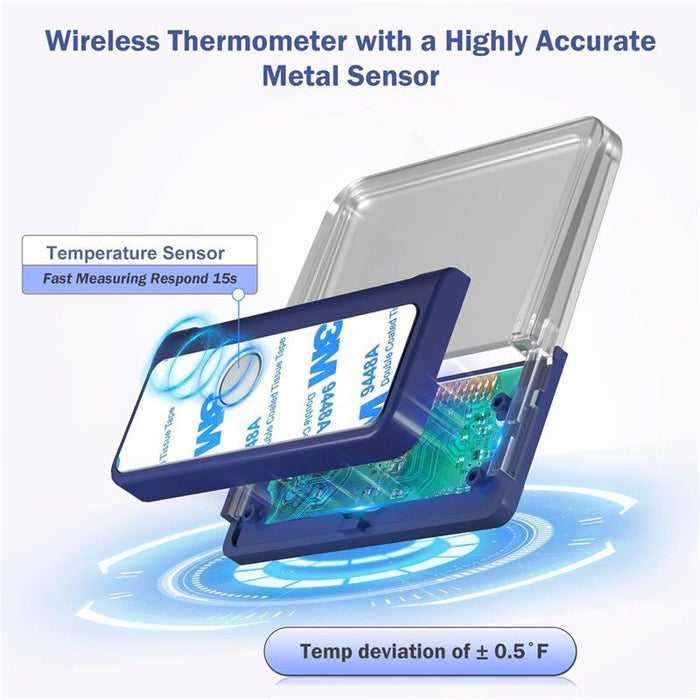 Hygger External Aquarium LCD Thermometer Small