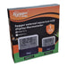 Hygger External Aquarium LCD Thermometer packaging showing high accuracy for saltwater and freshwater tanks, featuring HG073-S and HG073-L.