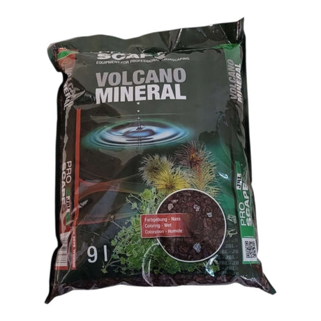 JBL Pro Scape Volcano Mineral for aquascaping, 9L bag with rich nutrients for thriving aquatic plants.