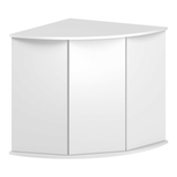 Juwel Trigon Series corner cabinet in white, designed for Trigon 190 and 350 aquariums.