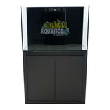 Kraken Aquarium Pro with sump and cabinet featuring premium Starfire glass and sleek black base.