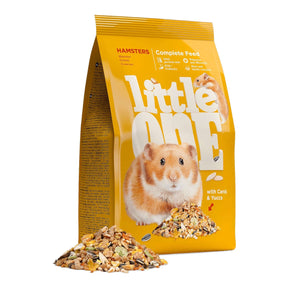 Little One hamster food 900g with natural ingredients, balanced nutrition for happy, healthy hamsters.