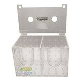 Marine Sources Fish Isolation Box with transparent compartments for aquariums, perfect for isolating fish.