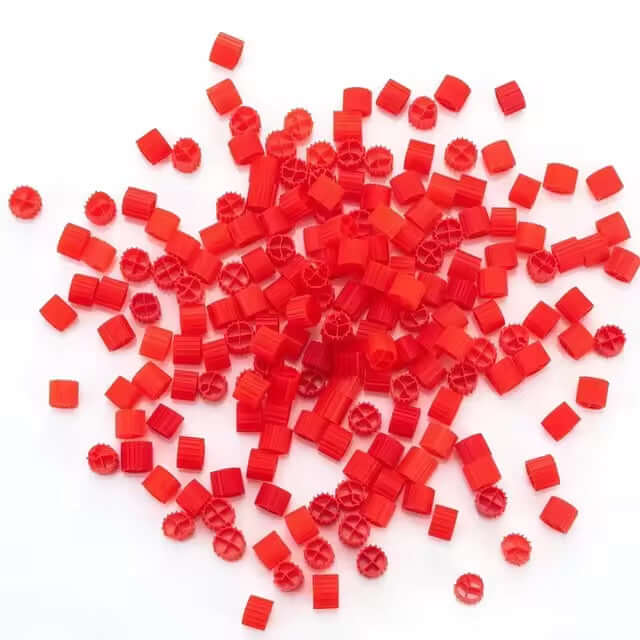 Marine Sources K1 Filter Media, red tumbling filter media for aquarium fish tanks, size 2.5L.