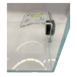 Marine Sources Magnetic Coral Bracket CRB-M-4B mounted in aquarium with clear background and bright lighting.