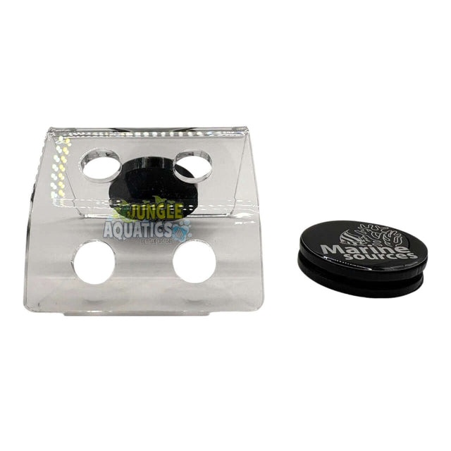 Marine Sources Magnetic Coral Bracket CRB-M-4B - 4 piece frag plug holder with magnetic attachment.