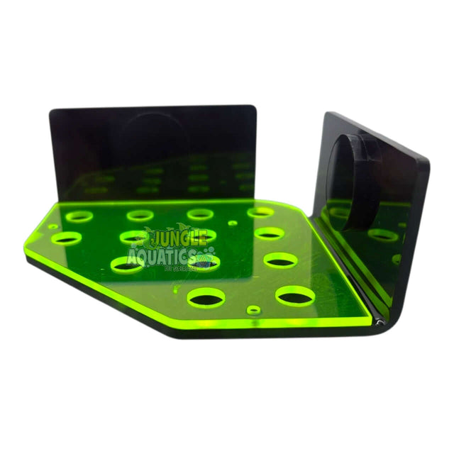 Marine Sources Magnetic Fluorescent Coral Bracket CRB-M-G13 for SPS frags - vibrant green design