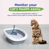 Marltons Micro Crystal Cat Litter with Health Indicator, monitoring cat health with color-changing technology.