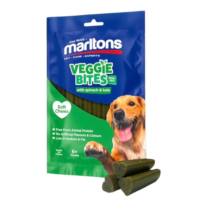 Marltons Veggie Bites Spinach and Kale Dog Treat - Buy Online - Jungle Aquatics