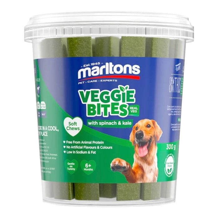 Marltons Veggie Bites Spinach and Kale Dog Treat - Buy Online - Jungle Aquatics
