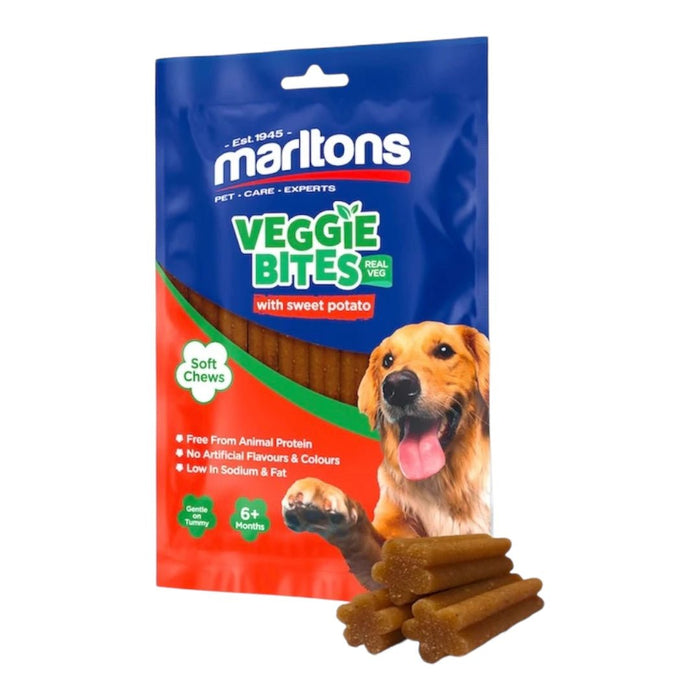 Marltons Veggie Bites Sweet Potato Dog Treat - Buy Online - Jungle Aquatics