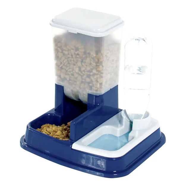 Martlons Duo Food and Water Dispenser with durable design, preventing spills and waste for pets.