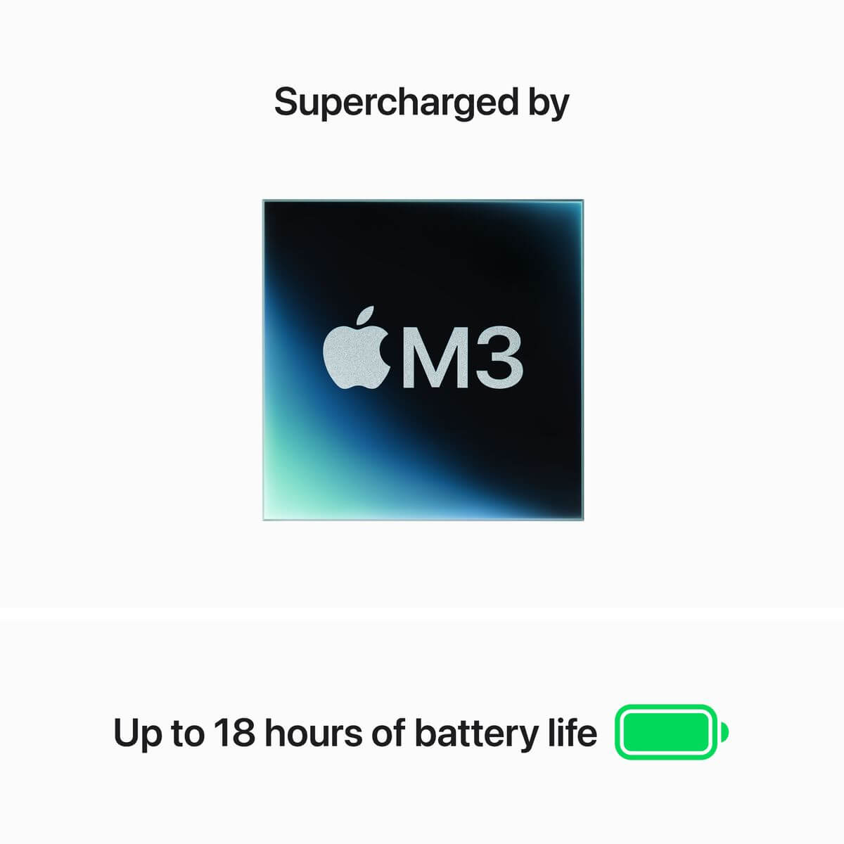 Supercharged by Apple M3 chip with up to 18 hours of battery life for the Pre-owned Apple MacBook Air 13inch M3 Chip 8 core CPU 10 core GPU, 16GB, 512GB SSD - Midnight.