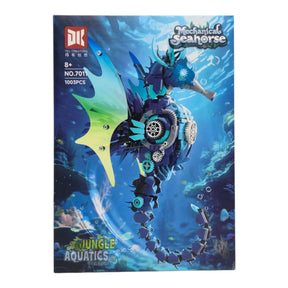 Mechanical Seahorse 7011 LEGO model packaging featuring a colorful mechanical seahorse design.