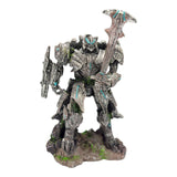 Megatron Transformer Ornament showcasing detailed robot design with silver-grey armor and sword.