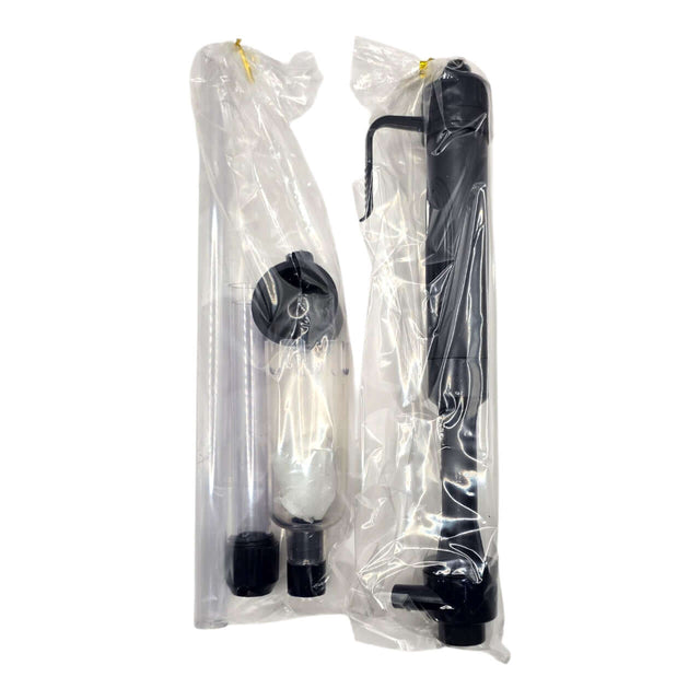 Mini Aquarium Electric Gravel Cleaner components in packaging for effective fish tank cleaning.