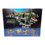 MJI Machinery Crocodile 13056 packaging features vibrant colors and detailed model showcasing Jungle Aquatics theme.