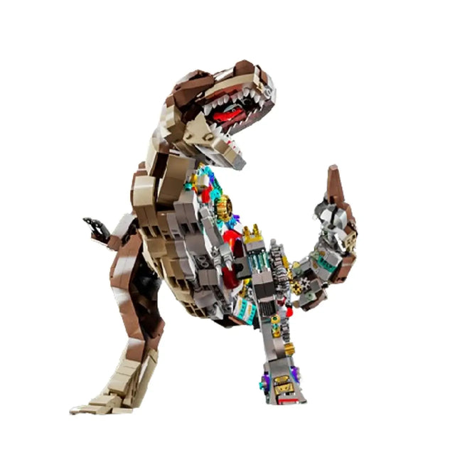 MJI Machinery Dinosaur 13050 building blocks model featuring colorful, intricate design and high-quality construction.