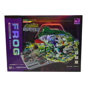 MJI Machinery Frog 13058 toy building blocks set with vibrant packaging and intricate design for creative projects.