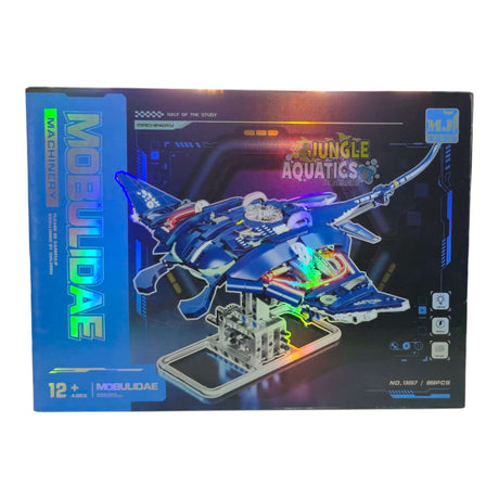 MJI Machinery Mobulidae 13057 building blocks set in original packaging with vibrant graphics and detailed instructions.