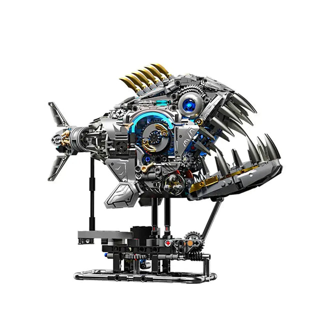 MJI Mechanical Piranha 13092 detailed model showcasing precision mechanics and creative design.