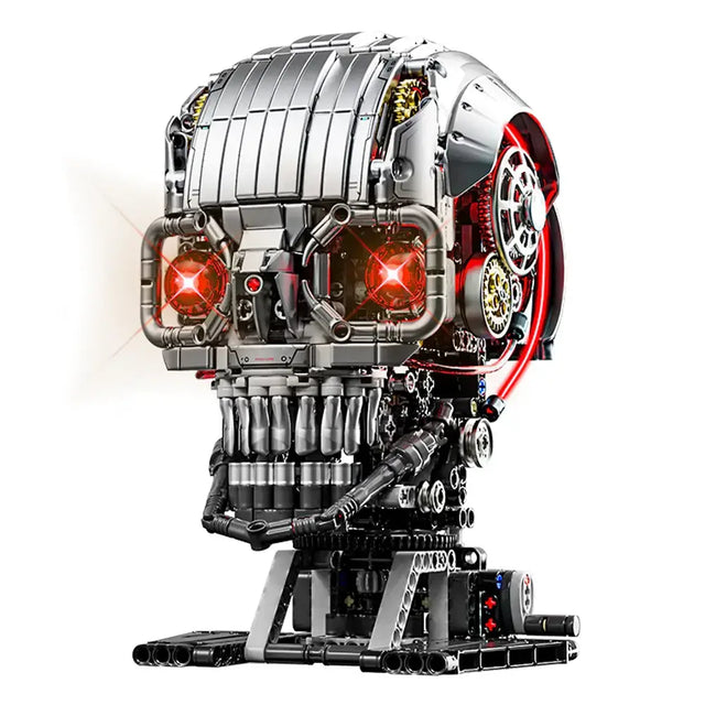 MJI Mechanical Skeleton 13089 detailed robot skull model with precise fit and smooth edges.