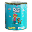 Montego Monty & Me Essential Adult Wet Dog Food can featuring chicken meatloaf for nutritious pet meals with added vitamins.