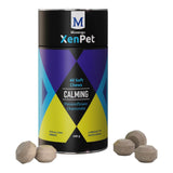 Montego XenPet Calming Soft Chews 240g with passionflower and chamomile for calming anxiety in dogs.