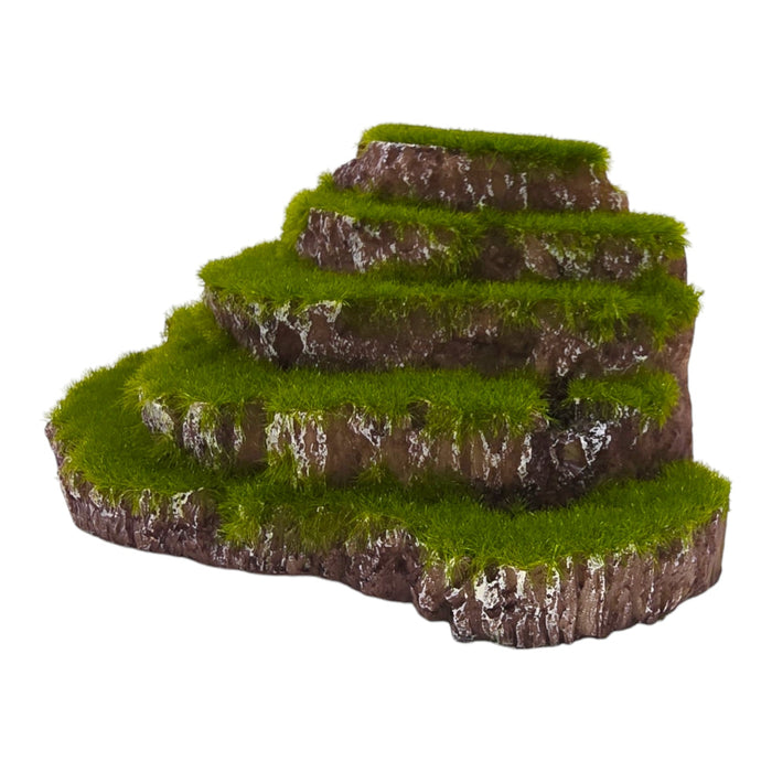 Mountain Level Steps with Moss Ornament