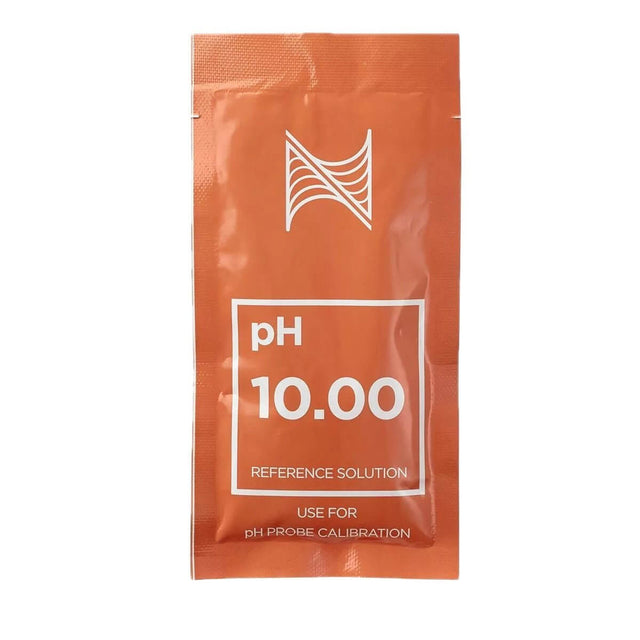 Neptune 10.00 pH Calibration Fluid packet for accurate pH probe calibration solution. Simple and fast calibration procedure.
