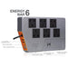 Neptune Energy Bar 6 power supply with six outlets, accessory ports, and AquaBus ports for aquarium control systems.