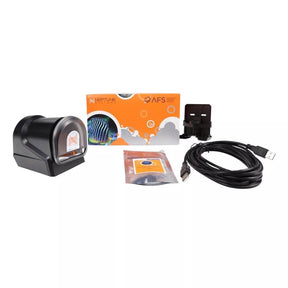 Neptune Automatic Feeding System components including feeder, packaging, cable, and power adapter.