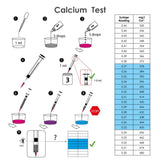 Step-by-step guide for NT Labs Calcium Test Kit for accurate reef aquarium calcium testing.