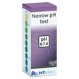 NT Labs Narrow pH Test Kit for ponds and aquariums, measures pH levels 6-7.6, includes 40 tests, easy to use.