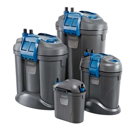 Oase FiltoSmart Thermo Series filtration systems for clear and healthy aquarium water.