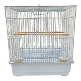 Bird Cage Lovebird 37 x 28 x 40cm with removable tray and wooden perches for easy bird care.