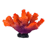 Orange Coral Aquarium Ornament