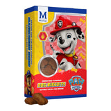 Paw Patrol Dog Biscuits 800g in a colorful box featuring a cartoon dog, suitable for all dog breeds.