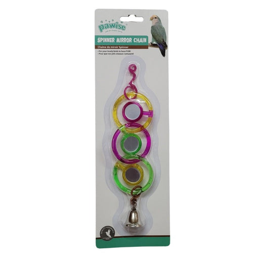Pawise Spinner Mirror Chain Bird Toy - Buy Online - Jungle Aquatics