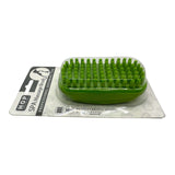 Pet Spa Massage Brush designed for professional grooming, featuring a 4-point bristle system for effective pet care.