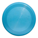 Playbuddy Frisbee in vibrant blue color, designed for optimal flight and dog playtime.