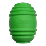 Playbuddy Rubber Thrill in vibrant green, designed for engaging play and mental stimulation for dogs.